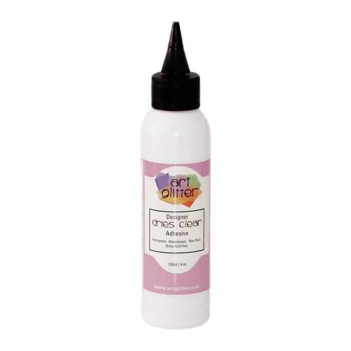 Art Institute Glitter - Designer Dries - Clear Adhesive 4oz (120ml)