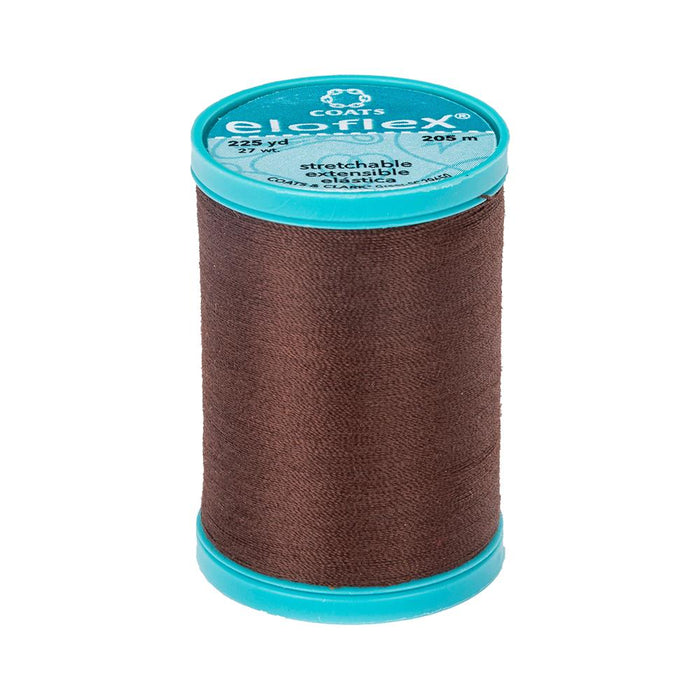 Coats Eloflex Stretch Thread 225yd-Dark Brown