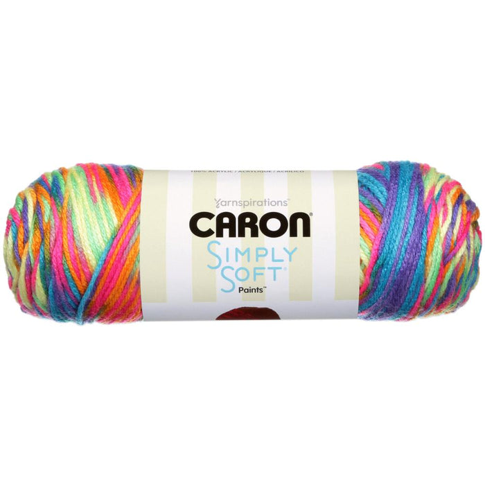 Caron Simply Soft Solids Yarn Paints - Rainbow Bright