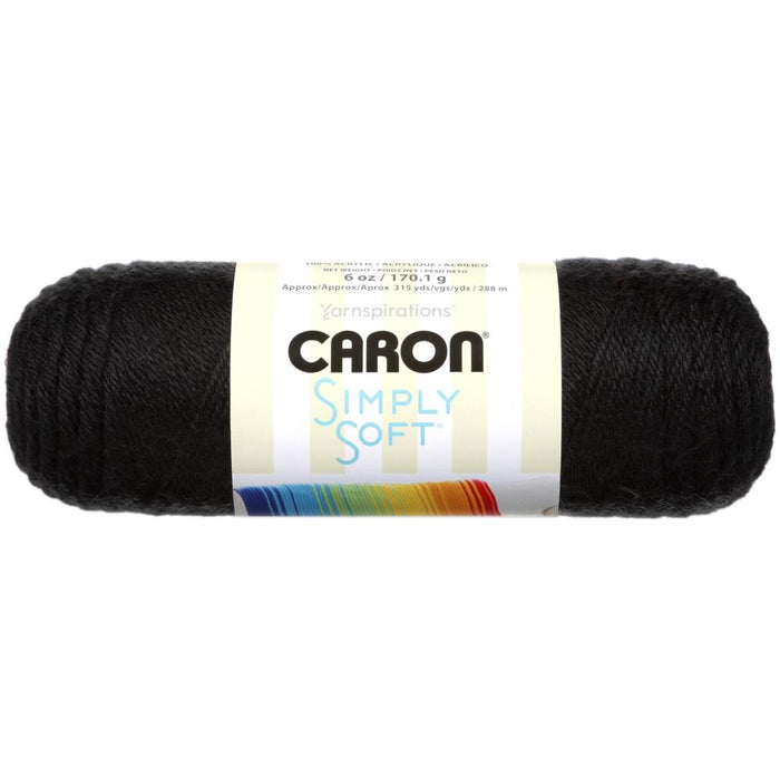 Caron Simply Soft Collection Yarn - Black