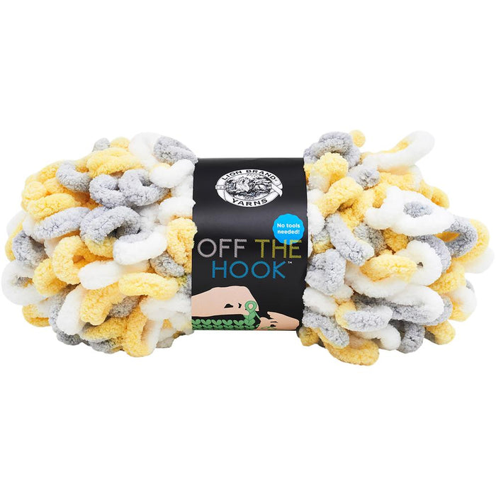 Lion Brand Off The Hook Yarn - Lemon Drop