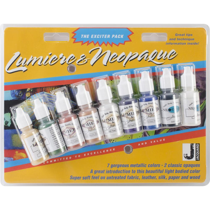 Jacquard Lumiere- Neopaque Pack - .5oz 9Pkg