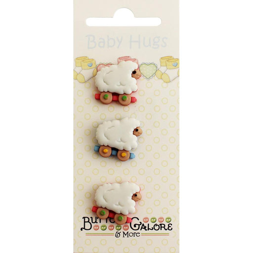 Buttons Galore - Baby Hugs Buttons - 3 Sheep