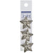 Blumenthal - Slimline Buttons Series Funtastics - Silver Star 2-Hole