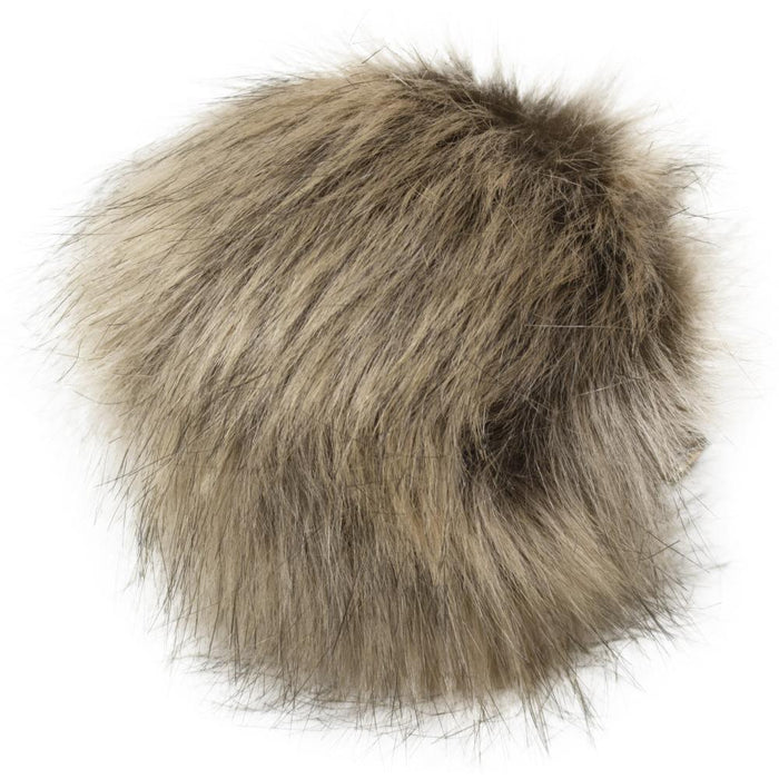 Pepperell - Braiding Faux Fur Pom With Loop - Shepherd