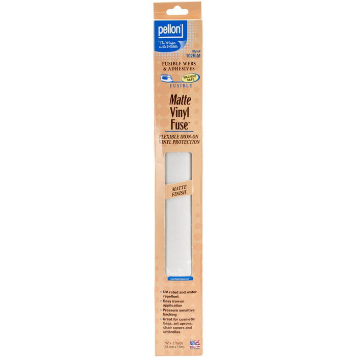 Pellon Vinyl Fuse Flexible Vinyl Stabilize - Clear Matte 15"X2yd