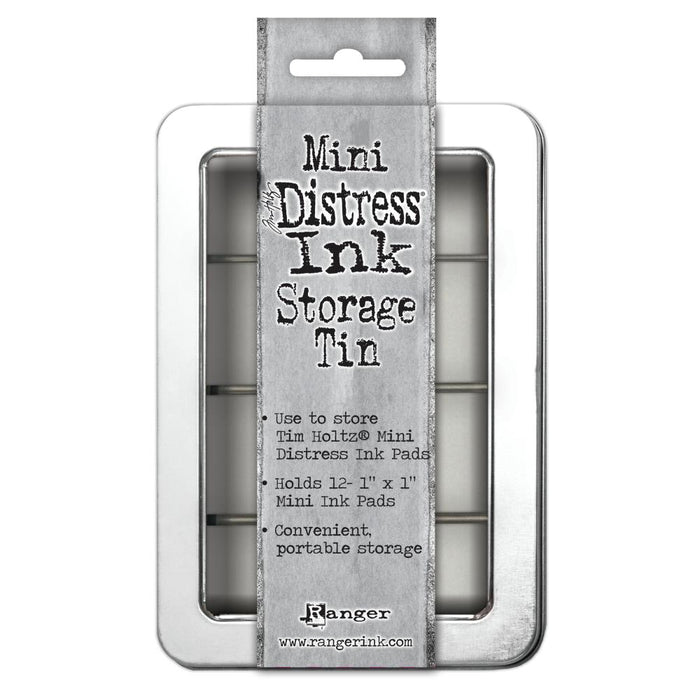 Tim Holtz Mini Distress Ink Storage Tin - Holds 12