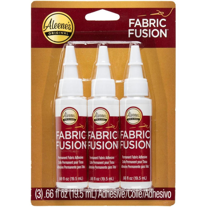 Aleene's - Fabric Fusion Permanent Adhesive 3/Pkg