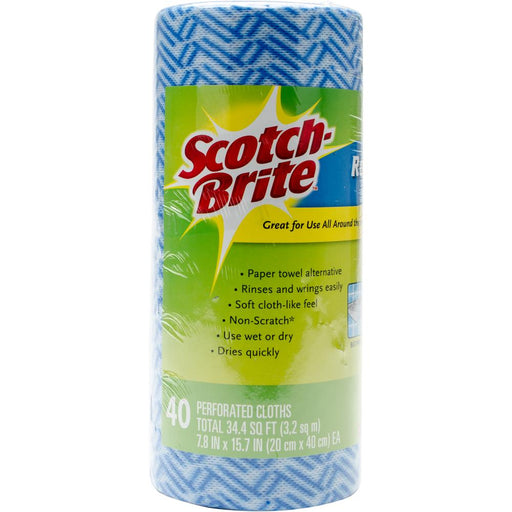 Scotch - Brite Reusable Wipes 40 Sheets/Pkg