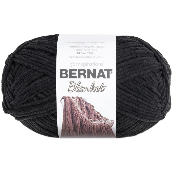 Bernat Baby Blanket Big Ball Yarn-Coal - 300g