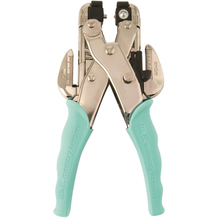 We R Memory Keepers - Crop-A-Dile Hole Punch & Eyelet Setter - Aqua
