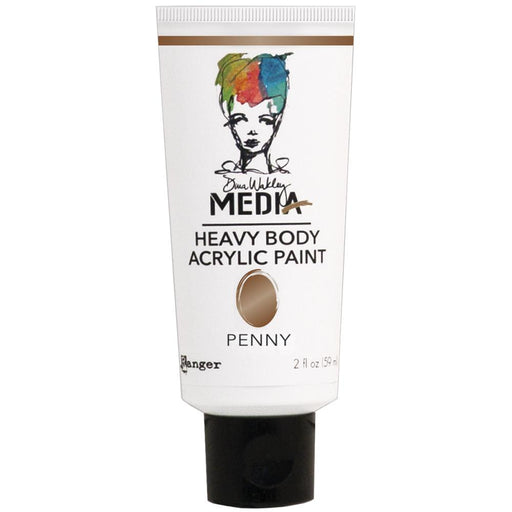 Ranger - Dina Wakley Media - Heavy Body Metallic Acrylic Paint - Penny