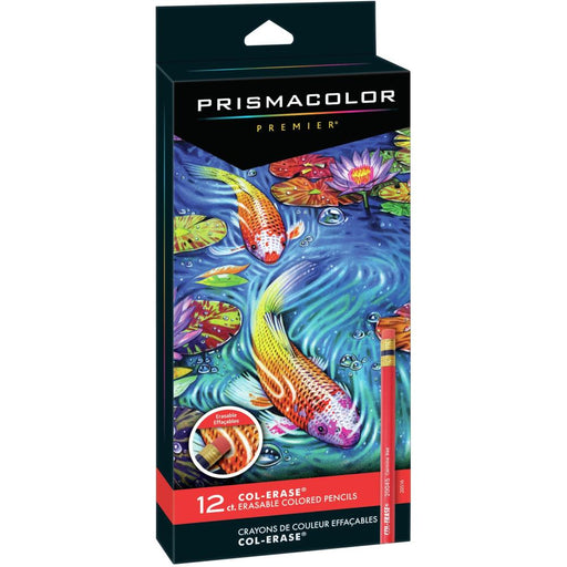 Prismacolor - Col-Erase Erasable - Colored Pencils 12/Pkg