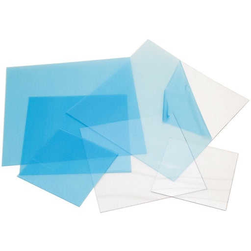 Grafix Craft Plastic Sheets 12"X12" 25/Pkg-Clear 500MICRONS