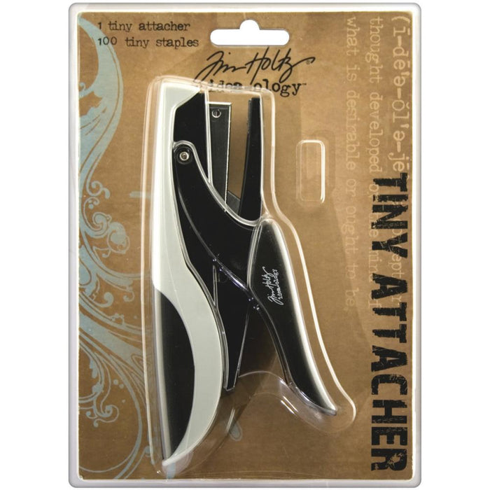Idea-Ology Tiny Attacher Stapler - 0.25" Staples 100/Pkg
