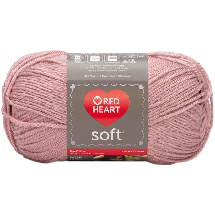 Red Heart Soft Yarn - Rose Blush