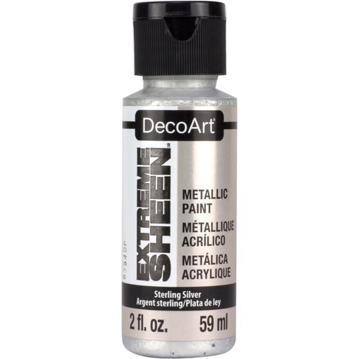 DecoArt - Extreme Sheen Paint 2oz - Sterling Silver