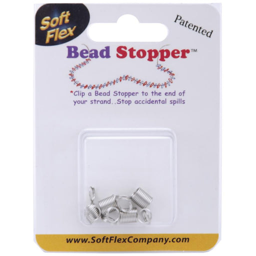 Soft Flex - Mini Bead Stoppers 4/Pkg - Metal