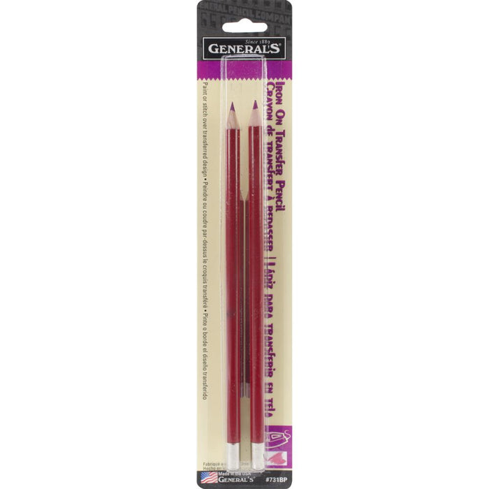 General Pencil - Iron-On Transfer Pencils 2/Pkg