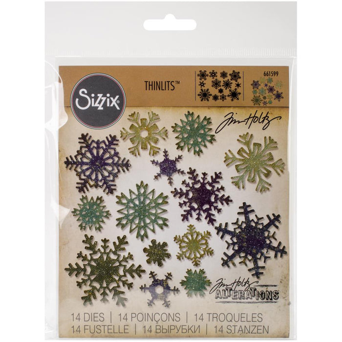 Sizzix - Tim Holtz - Thinlits Dies - Mini Paper Snowflakes