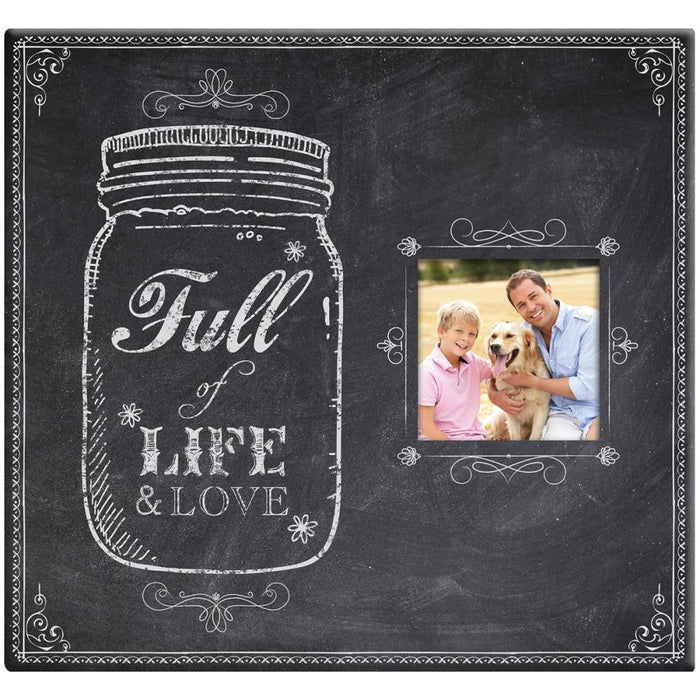 MBI - Postbound Album - 12" x 12" - Full Of Life Mason Jar