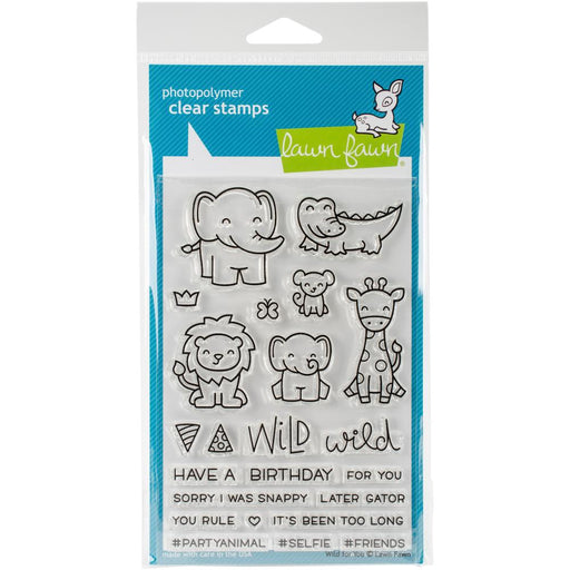 Lawn Fawn - Clear Stamps - Wild For You