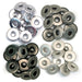 We R Eyelets Wide 40/Pkg-COOL METAL