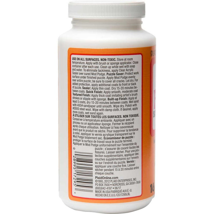 Plaid Mod Podge Satin Finish-16oz - 473ml