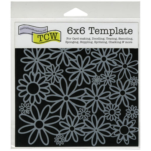 Crafter's Workshop Template 6"X6"-Daisy Cluster