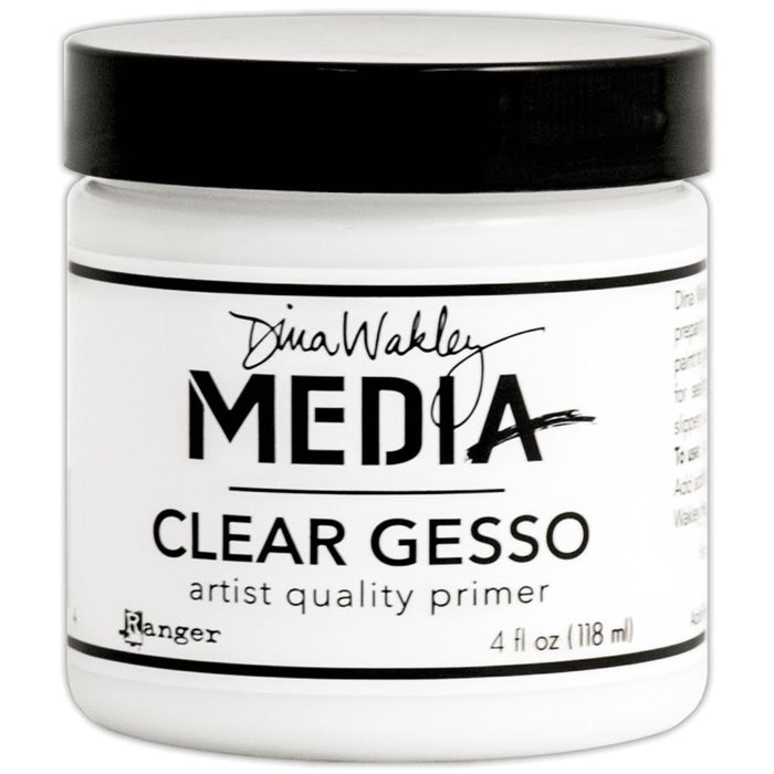 Dina Wakley - Media Gesso 4oz Jar Clear