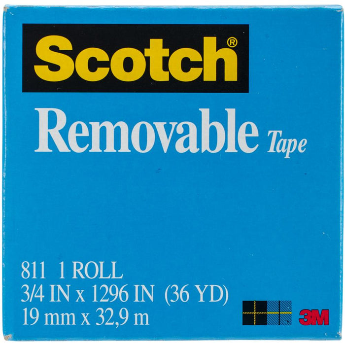 Scotch Removable Tape - 19mm x 32.9M