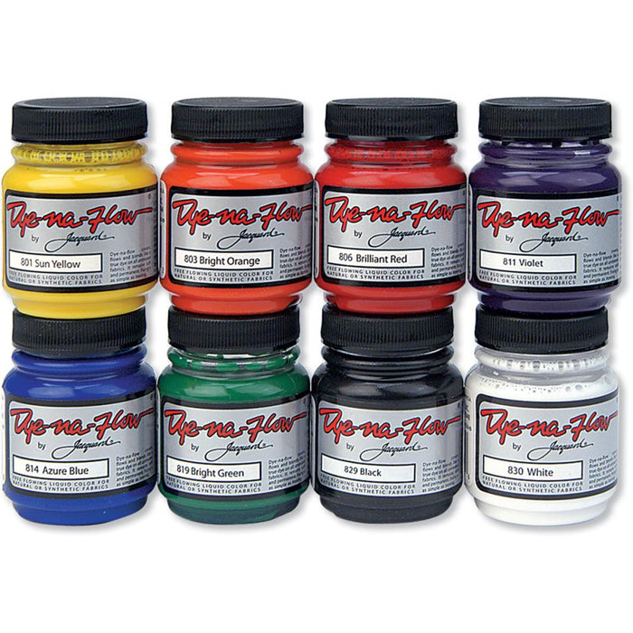 Jacquard Dye-Na-Flow Liquid Acrylic Color 2.25oz - 8Pkg