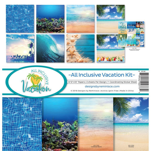 Reminisce - 12" x 12" Collection Kit - All Inclusive Vacation