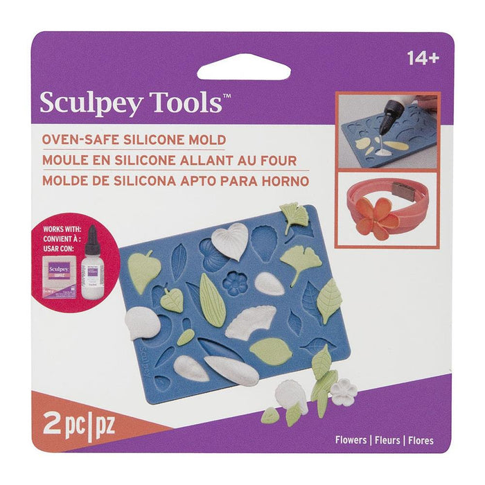 Sculpey - Flexible Push Mold - Flowers