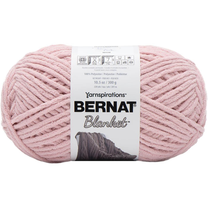 Bernat Blanket Big Ball Yarn-Tan Pink