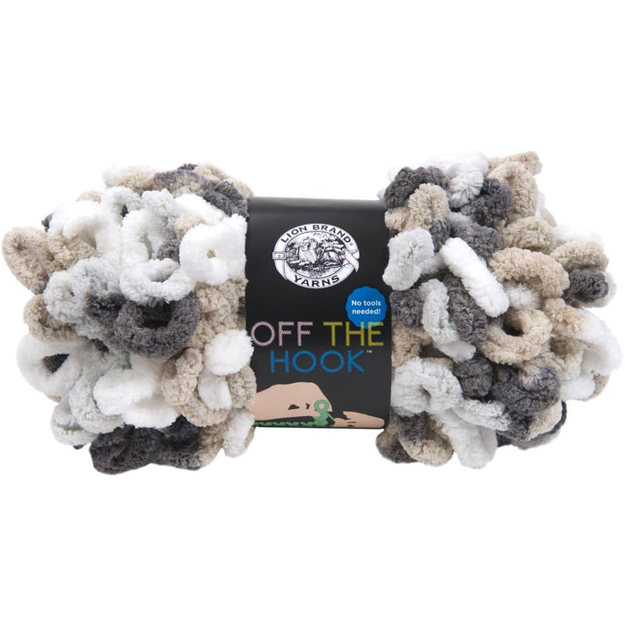 Lion Brand Off The Hook Yarn - Snowy Cosmo
