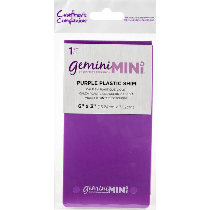 Crafter's Companion - Gemini Mini Purple Plastic Shim 6"x3"