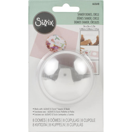 Sizzix - Making Essentials Shaker Domes - Circle 2". 8/Pkg