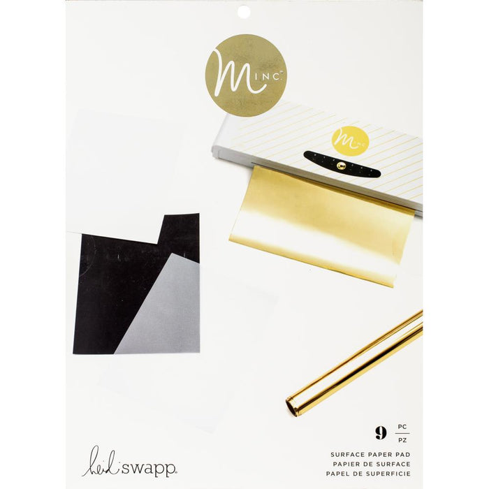 Heidi Swapp Minc Surface Pad 8.5"X11" 9/Pkg