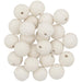 Lia Griffith - Cotton Spun Paper Balls - 15mm 24/Pkg - White