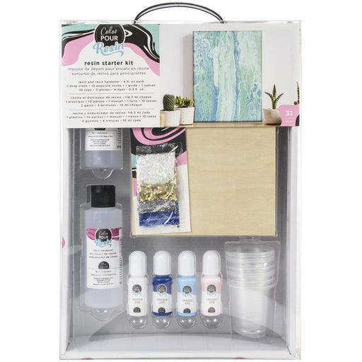 American Crafts - Color Pour Resin Starter Kit - 31/Pkg