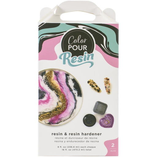 American Crafts - Color Pour Resin & Hardener 8oz 2/Pkg