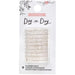 American Crafts - Day-To-Day Planner Small Discs 1.25" 9/Pkg - Gold Glitter