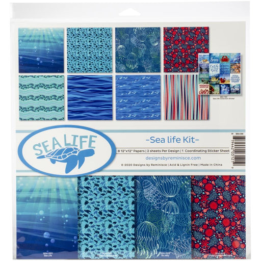 Reminisce - 12" x 12" Collection Kit - Sea Life