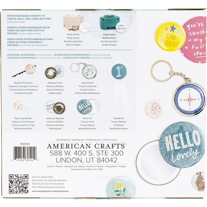 We R Memory Keepers Button Press Kit