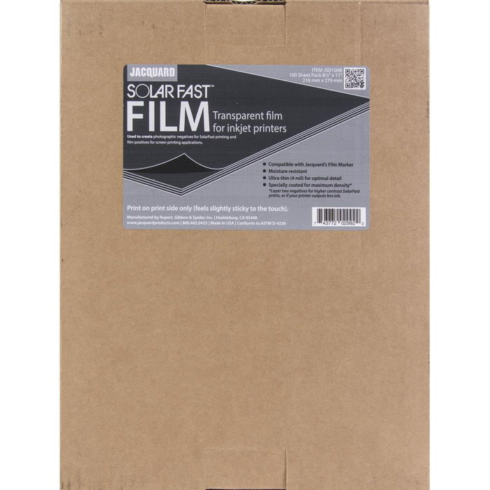 Jacquard SolarFast Film Bulk - 100/Pkg