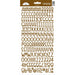 Doodlebug - Sunshine Cardstock Alpha Stickers 6"x13" - Bon Bon