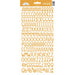 Doodlebug - Sunshine Cardstock Alpha Stickers 6"x13" - Tangerine