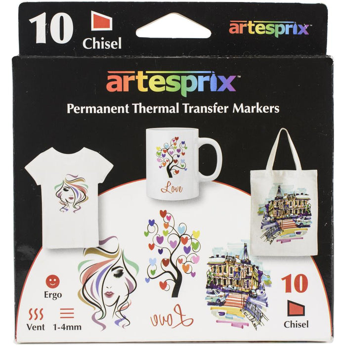 Artesprix - Iron-On-Ink Sublimation Markers 10/Pkg - Original