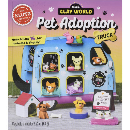 Mini Clay World Pet Adoption Truck Book Kit